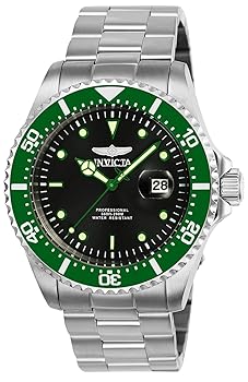 【中古】Invicta Pro Diverブラックダイヤルメンズ時計25714