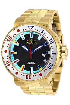 【中古】Invicta Men's Pro Diver 52mm Gold-Tone Steel Bracelet & Case Automatic Black Dial Analog Watch 27666 【中古】Invicta Men's Pro Diver 52mm Gold-Tone Steel Bracelet & Case Automatic Black Dial Analog Watch 27666