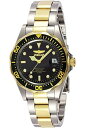 【中古】Invicta Men's Pro Diver GQ 8934 Multi Stainless-Steel Plated Japanese Quartz Dress Watch