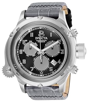 šInvicta Men's 26456 Russian Diver Quartz Chronograph Black Dial Wa...