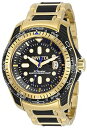 【中古】Invicta Men's Hydromax Black Steel Bracelet & Case Swiss Quartz Analog Watch 29588