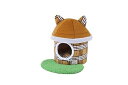 【中古】ボンビアルコン Bonbi 2015お庭つき ねこハウス チェックブラウン