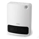 【中古】アイリスオーヤマ セラミックファンヒーター セラミックヒーター 人感センサー付 ボタン操作 1200W 8畳 JCH-126T-W ホワイト