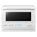 【中古】シャープ オーブンレンジ PLAINLY ワイドフラット 18L ホワイト RE-WF18A-W