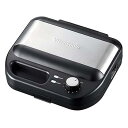 【中古】Vitantonio ワッフル&ホットサンドベーカー VWH-500-K 焼き型2種