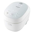 【中古】シャープ 炊飯器 IH 3合 PLAINLY 匠の火加減 ホワイト KS-HF05B-W