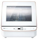 【中古】アクア 食器洗い機ホワイト食洗機送風乾燥機能 カウンタートップ プラスチック AQUA ADW-GM2-W(2)