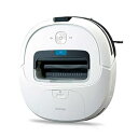 【中古】アイリスオーヤマ ロボット掃除機 水拭き 自動充電 落下防止 衝突防止 予約機能 リモコン IC-R01-W