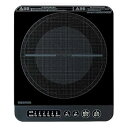 【中古】アイリスオーヤマIRIS OHYAMA IHコンロ 1口 IHクッキングヒーター 1400W 卓上 デザイン IHK-T37-B ブラック
