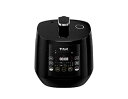 【中古】ティファール 電気圧力鍋 3L 24人用 1台10役 独自の煮込み鍋 ラクラ・クッカー コンパクト 時短 レシピブック50種類 ブラック CY3508JP