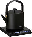 【中古】大石アンドアソシエイツ ラッセルホブス 電気ケトル 温度調整可能 0.6L Tkettle ブラック 7106JP-BK