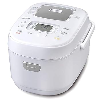 【中古】アイリスオーヤマ 炊飯器 3合 IH式 40銘柄炊き分け機能 極厚火釜 玄米 2020年モデル ホワイト RC-IK30-W