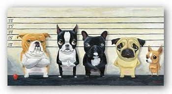 【中古】The Lineup by Brian Rubenacker 60cm x 30cm Art Print Poster(3)