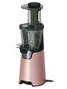 【中古】テスコム スロージューサー 生絞りコールドプレスジュースフローズン 低速 ローズピンク TSJ800P