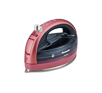 【中古】パナソニック コードレススチームWヘッドアイロン ピンク NI-WL604-P