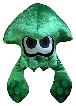 【中古】スプラトゥーン2 ダイカットクッション ネオングリーン 約52cm