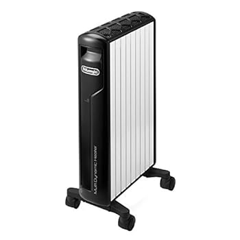 【中古】デロンギDeLonghi マルチダイナミックヒーター ピュアホワイト+マットブラック810畳用 MDH12-BK