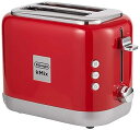 【中古】De'Longhi デロンギ ポップアップトースター ケーミックス kMix TCX752J-RD トースト 食パン 片面焼き可能 510枚切り 焼き目...