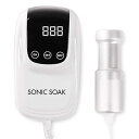 【中古】日本正規品SONIC SOAK ソニックソーク 超音波洗浄器 洗浄クリーナー Ultrasonic Cleaning コンパクト洗浄機 タイマー付 専用...