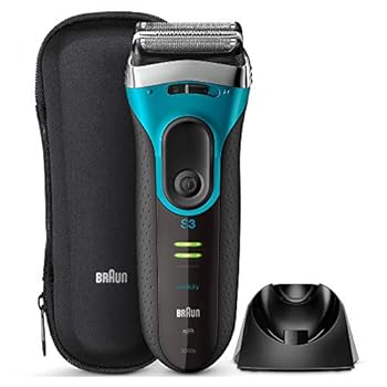 【中古】ブラウン メンズ電気シェーバー シリーズ3 Proskin 3枚刃 水洗いお風呂剃り可 ブルー 3080s-B 【中古】ブラウン メンズ電気シェーバー シリーズ3 Proskin 3枚刃 水洗いお風呂剃り可 ブルー 3080s-B