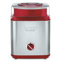 【中古】Cuisinart クイジナートアイスクリームメーカー ICE-30RMetal Red 並行輸入品
