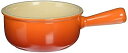 【中古】Le Creuset Stoneware French Onion Soup Bowl、473ml、Flame オレンジ LCS-103
