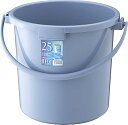【中古】リス バケツ 丸型 本体 ブルー 25L ベルク 25SB