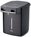 【中古】タイガー 電気ポット 蒸気レスVE とく子さん ブラック 2.2L PIA-A220-KS