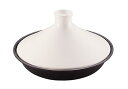【中古】パール金属 ビオス タジン 鍋 21cm ホワイト L-1694(3)