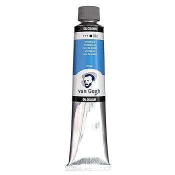 【中古】Van Gogh ターレンス 油絵具 ヴァンゴッホ セーブルスブルー T0208-530 200ml