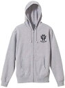【中古】コスパ 機動戦士ガンダム ジオン公国 ジップ パーカー MIX GRAY Lサイズ