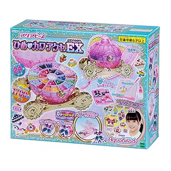 【中古】アクアビーズ オールインワンセット ひめ?カワ アクセEX AQ-S80