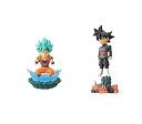 【中古】ドラゴンボール超 World Collectable Diorama vol.1 2種 セット 孫悟空 ゴクウブラック 悟空ブラック