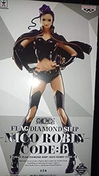 【中古】バンプレスト ワンピース FLAG DIAMOND SHIP -NICO ROBIN- CODE：B ニコ・ロビン プライズ