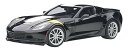 【中古】AUTOart 118 シボレー コルベット C7 グランスポーツ ブラックホワイト・ストライプ イエロー・ハッシュマーク