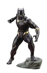 【中古】Kotobukiya マーベル・ユニバースブラックパンサーARTFX + フィギュア