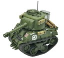 【中古】モンモデル ワールドウォートゥーンズシリーズ イギリス中戦車 シャーマンファイアフライ 色分け済みプラモデル MWWT008
