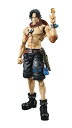【中古】ヴァリアブルアクションヒーローズDX ONE PIECE Portrait.Of.Pirates × VAH ポートガス・D・エース初回限定価格 約230mm PVC製 塗装済み可動フ