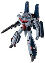 【中古】HI-METAL R 超時空要塞マクロス VF-1A スーパーバルキリー一条輝機 約140mmバトロイド時 ダイキャスト&ABS&PVC製 塗装済み可動フィギュア