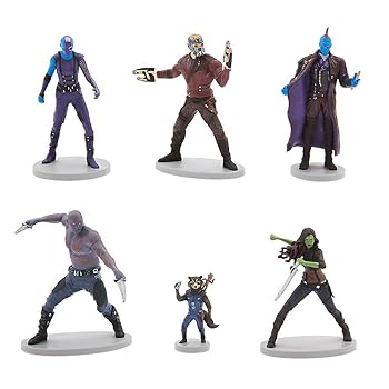 [중고] 마블 가디언즈 오브 갤럭시 : 리믹스 피규어 세트 Marvel Guardians of the Galaxy Vol. 2 Figurine Set