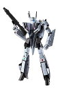 【中古】HI-METAL R 超時空要塞マクロス VF-1S バルキリーマクロス35周年記念メッサーカラーVer. 約140mm ABS&ダイキャスト製 塗装済み可動フィギュア