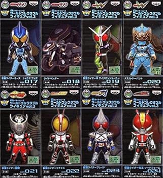 【中古】仮面ライダーシリーズ ワールドコレクタブルフィギュア vol.3 8種【メーカー名】【メーカー型番】【ブランド名】仮面ライダーシリーズ フィギュア・コレクタードール 【商品説明】仮面ライダーシリーズ ワールドコレクタブルフィギュア vol.3 8種当店ではレコード盤には商品タイトルに［レコード］と表記しております。表記がない物はすべてCDですのでご注意ください。当店では初期不良に限り、商品到着から7日間は返品を 受付けております。お問い合わせ・メールにて不具合詳細をご連絡ください。他モールとの併売品の為、完売の際はキャンセルご連絡させて頂きます。中古品の商品タイトルに「限定」「初回」「保証」「DLコード」などの表記がありましても、特典・付属品・帯・保証等は付いておりません。電子辞書、コンパクトオーディオプレーヤー等のイヤホンは写真にありましても衛生上、基本お付けしておりません。※未使用品は除く品名に【import】【輸入】【北米】【海外】等の国内商品でないと把握できる表記商品について国内のDVDプレイヤー、ゲーム機で稼働しない場合がございます。予めご了承の上、購入ください。掲載と付属品が異なる場合は確認のご連絡をさせて頂きます。ご注文からお届けまで1、ご注文⇒ご注文は24時間受け付けております。2、注文確認⇒ご注文後、当店から注文確認メールを送信します。3、お届けまで3〜10営業日程度とお考えください。輸入商品は10営業日から30営業日前後でのお届けとなります。4、入金確認⇒前払い決済をご選択の場合、ご入金確認後、配送手配を致します。5、出荷⇒配送準備が整い次第、出荷致します。配送業者、追跡番号等の詳細をメール送信致します。6、到着⇒出荷後、1〜3日後に商品が到着します。　※離島、北海道、九州、沖縄は遅れる場合がございます。予めご了承下さい。お電話でのお問合せは少人数で運営の為受け付けておりませんので、お問い合わせ・メールにてお願い致します。★お客様都合によるご注文後のキャンセル・返品はお受けしておりませんのでご了承ください。0