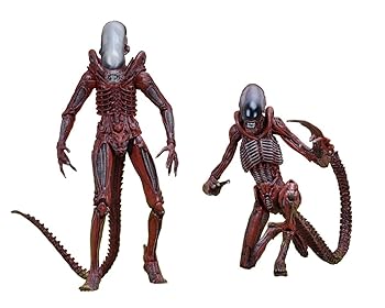 【中古】NECA エイリアン 7インチスケールアクションフィギュア - ジェノサイド ビッグチャップ＆ドッグエイリアン2体セット