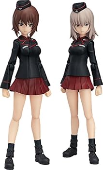 【中古】figma ガールズ&パンツァー 劇場版 西住まほ&逸見エリカ セット ノンスケール ABS&PVC製 塗装..