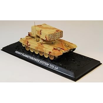 【中古】ズベズダ 172 TOS-1A ロシア多連装砲ロケットランチャー 塗装済み完成品 プラモデル
