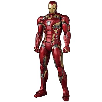 šMAFEX ޥեå IRON MAN MARK45 ޥޡ45 AVENGERS AGE OF ULTRON Υ󥹥 ABS&ATBC-PVC Ѥ ե奢