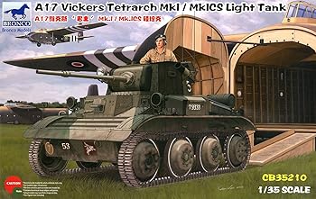 【中古】ブロンコモデル 135 英テトラーク空挺戦車Mk.VII A17 I型&CSタイプ CB35210 プラモデル