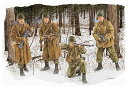 【中古】プラッツ 135 第二次世界大戦 アメリカ陸軍 第101空挺師団兵 冬季装備バストーニュ1944 プラモデル DR6163