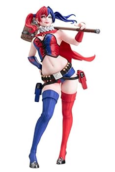 【中古】コトブキヤ DC COMICS 美少女 NEW 52 ハーレー・クィン NEW 52 ver. 17スケール PVC製 塗装済み完成品