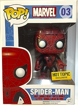 šۥݥå!Pop! Funko Marvel SpiderManHot Topic Exclusive RedBlack Vinyl ...